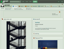 Tablet Screenshot of bermek.deviantart.com