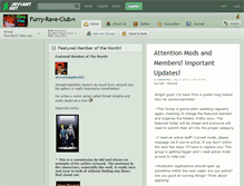 Tablet Screenshot of furry-rave-club.deviantart.com