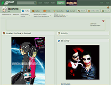 Tablet Screenshot of loconeko.deviantart.com
