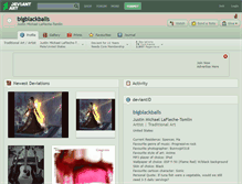 Tablet Screenshot of bigblackballs.deviantart.com