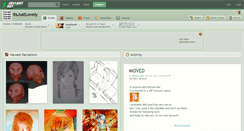 Desktop Screenshot of itsjustlovely.deviantart.com