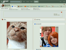 Tablet Screenshot of ki-ri-13.deviantart.com