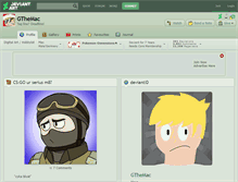 Tablet Screenshot of gthemac.deviantart.com