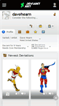 Mobile Screenshot of davehearn.deviantart.com