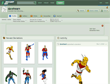 Tablet Screenshot of davehearn.deviantart.com