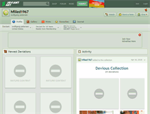 Tablet Screenshot of hfilled1967.deviantart.com