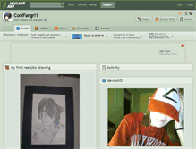 Tablet Screenshot of coolfangrl1.deviantart.com