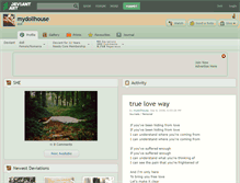 Tablet Screenshot of mydollhouse.deviantart.com