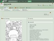 Tablet Screenshot of drawn-to-life.deviantart.com