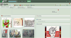 Desktop Screenshot of haculla.deviantart.com