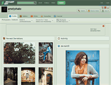 Tablet Screenshot of amelyshato.deviantart.com