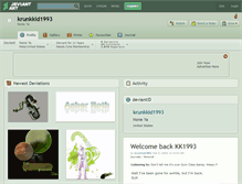Tablet Screenshot of krunkkid1993.deviantart.com