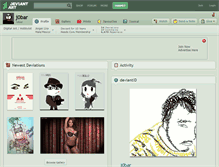 Tablet Screenshot of j0bar.deviantart.com