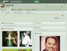 Tablet Screenshot of mukeshnuna.deviantart.com