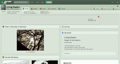 Desktop Screenshot of living-shadow.deviantart.com