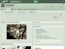 Tablet Screenshot of living-shadow.deviantart.com