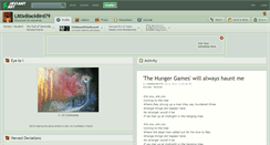 Desktop Screenshot of littleblackbird79.deviantart.com