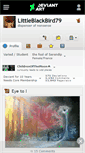 Mobile Screenshot of littleblackbird79.deviantart.com