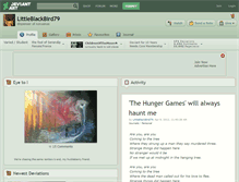 Tablet Screenshot of littleblackbird79.deviantart.com