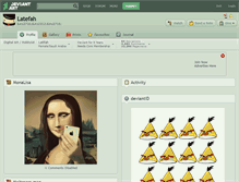 Tablet Screenshot of latefah.deviantart.com