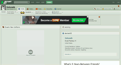 Desktop Screenshot of goluxads.deviantart.com