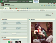 Tablet Screenshot of doukyusei.deviantart.com