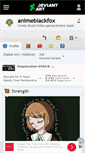 Mobile Screenshot of animeblackfox.deviantart.com