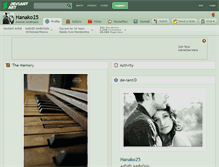 Tablet Screenshot of hanako25.deviantart.com