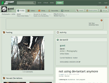 Tablet Screenshot of guost.deviantart.com