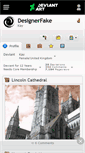 Mobile Screenshot of designerfake.deviantart.com