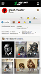 Mobile Screenshot of great-master.deviantart.com