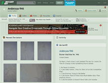 Tablet Screenshot of andoryuu-946.deviantart.com