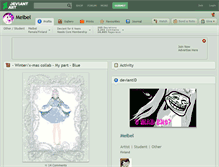 Tablet Screenshot of meibel.deviantart.com