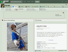 Tablet Screenshot of dia-dei.deviantart.com