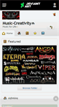 Mobile Screenshot of music-creativity.deviantart.com