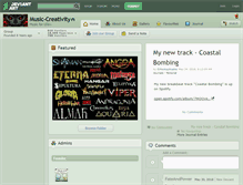 Tablet Screenshot of music-creativity.deviantart.com