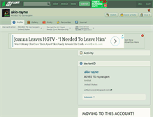 Tablet Screenshot of akio-rayne.deviantart.com