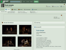 Tablet Screenshot of fizzle-lampie.deviantart.com