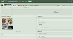 Desktop Screenshot of blackmuzzle.deviantart.com