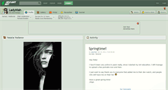 Desktop Screenshot of ladymiah.deviantart.com
