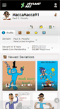 Mobile Screenshot of maccamacca91.deviantart.com