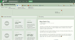 Desktop Screenshot of inkyblackteardrops.deviantart.com