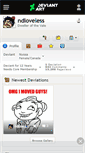 Mobile Screenshot of ndloveless.deviantart.com