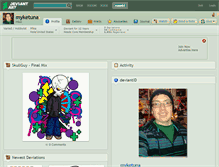 Tablet Screenshot of myketuna.deviantart.com