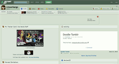 Desktop Screenshot of linearmango.deviantart.com