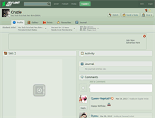 Tablet Screenshot of cruzle.deviantart.com