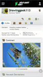 Mobile Screenshot of drawinggeek113.deviantart.com