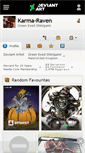 Mobile Screenshot of karma-raven.deviantart.com