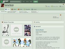 Tablet Screenshot of karma-raven.deviantart.com