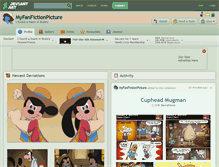 Tablet Screenshot of myfanfictionpicture.deviantart.com